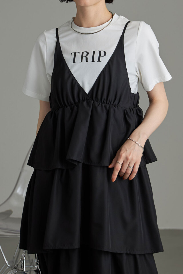 新品未使用タグ付マイストラーダ フリルティアードキャミ 新品未使用タグ付マイストラーダ フリルティアードキャミ - メルカリ