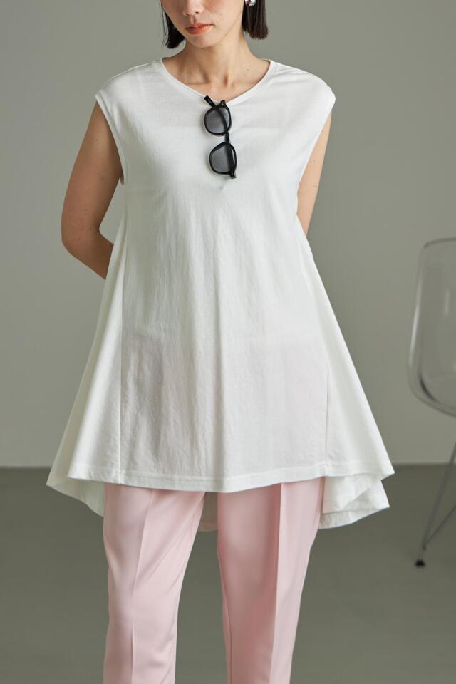 冷感バックフレアタンクトップ