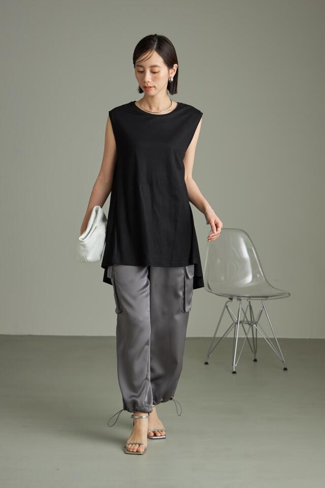 冷感バックフレアタンクトップ