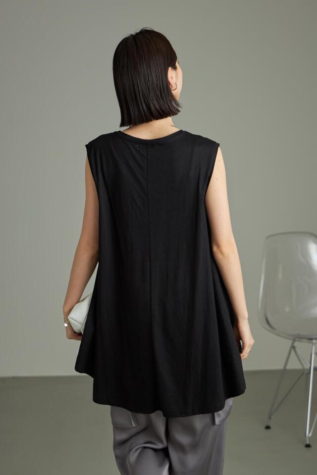 冷感バックフレアタンクトップ