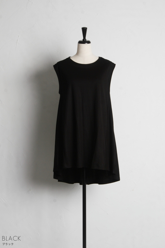 冷感バックフレアタンクトップ