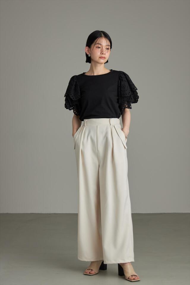 古布バッチパンツ WEB限定】裾ドロストパラシュートパンツ