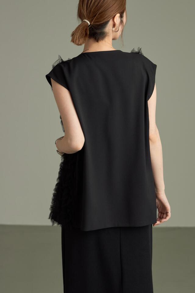 楽天市場】【SALE／41%OFF】チュールフリルベスト A part by