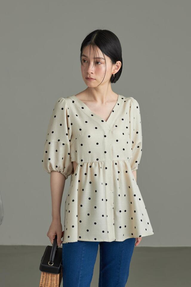 カットワークドットチュニック※一部店舗のみ入荷