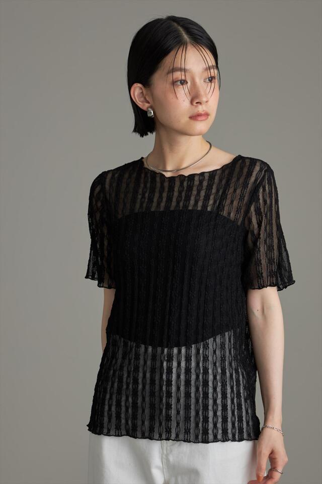 フラワージャガードトップス※一部店舗のみ入荷