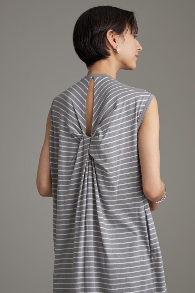 45rpm　ボーダー ワンピース　サイズ1 バックツイストボーダーIラインワンピース※一部店舗のみ入荷
