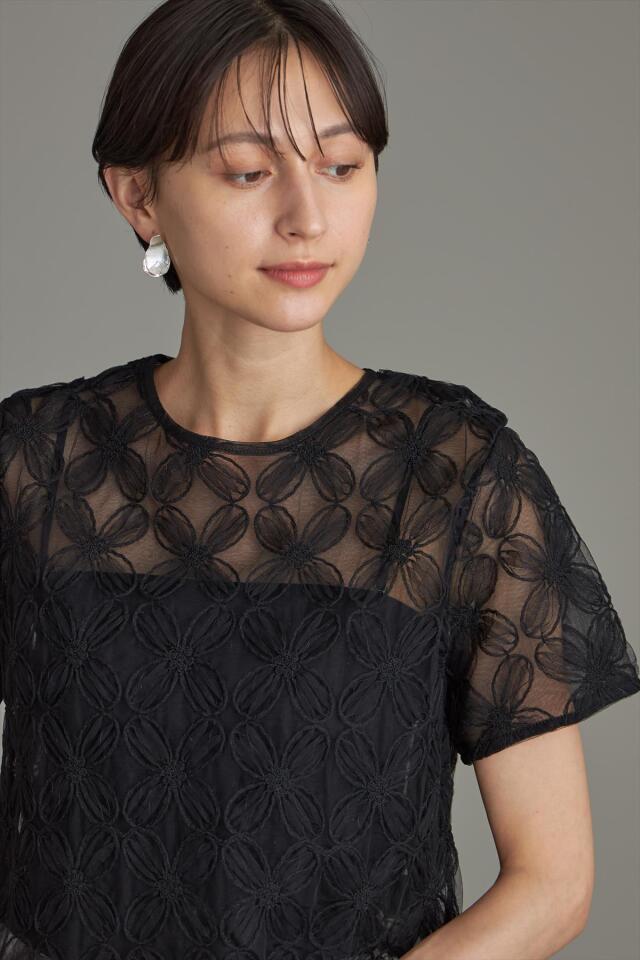 WEB限定】フラワーチュールプルオーバー