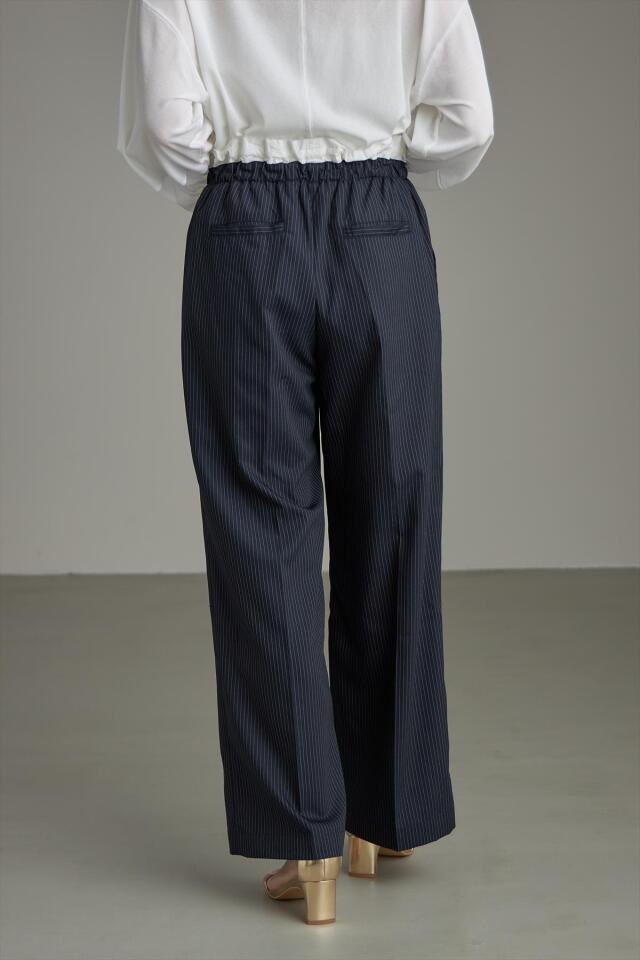 LAVANDA パンツ　ピンストライプトラウザー MARW UNITED ARROWS＞ピンストライプ ドローストリング パンツ