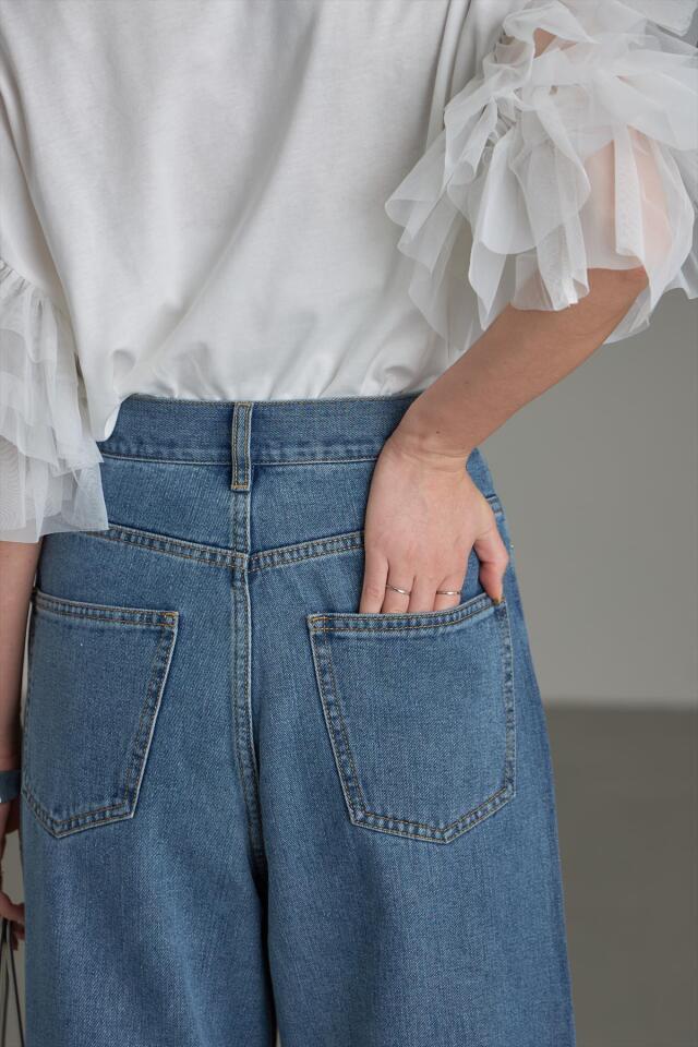 ワイドバギーデニムパンツ※一部店舗のみ入荷