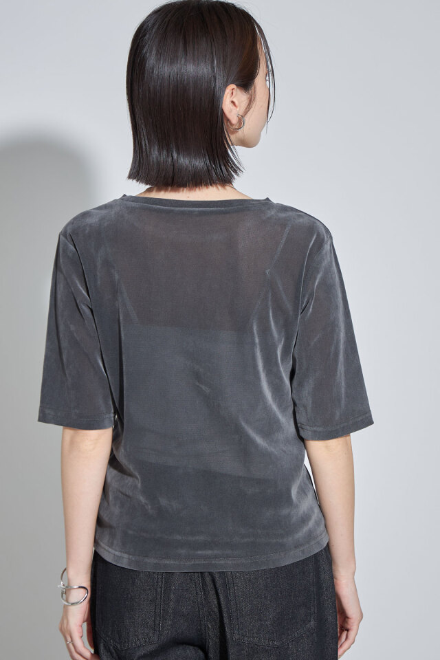 ベロアチュールプルオーバー