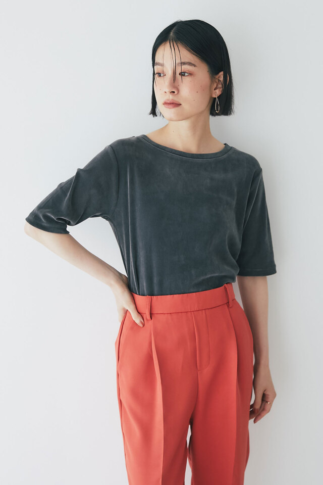 ベロアチュールプルオーバー