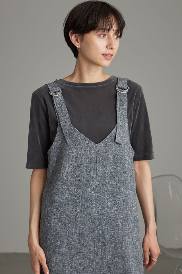 ひおたん ベロアチュールプルオーバー