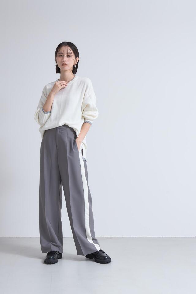 オーバーサイズボーダーニット※一部店舗のみ入荷