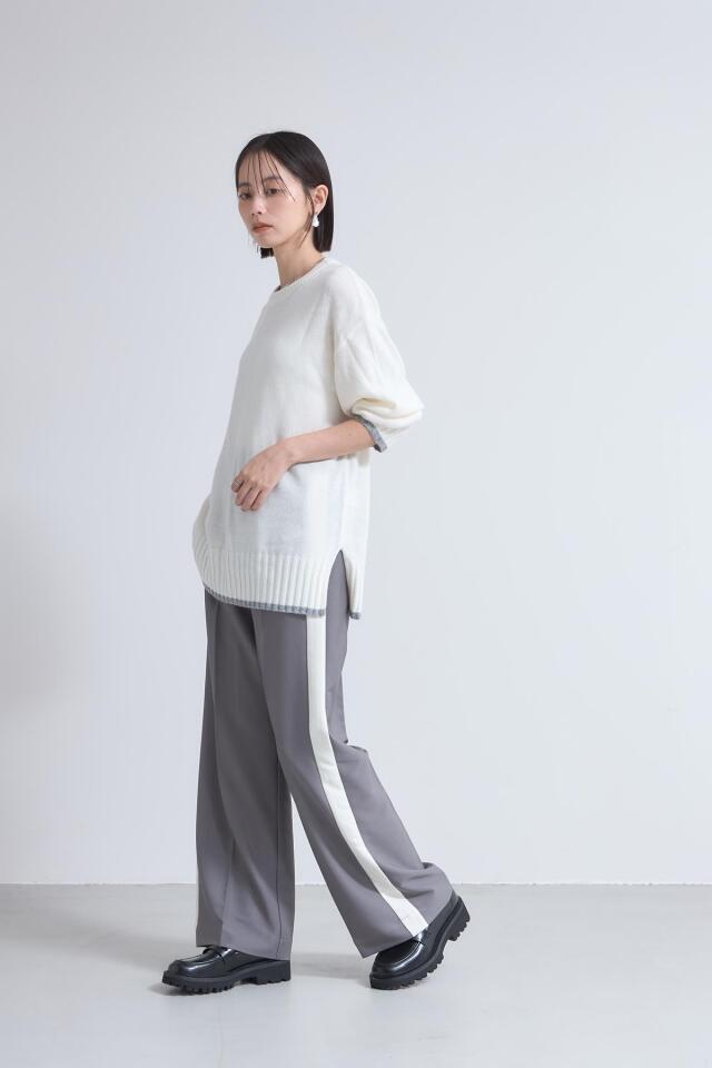 BEARDSLEY ローゲージボーダーニット BEARDSLEY ニット セーター マルボーダーニット レディース