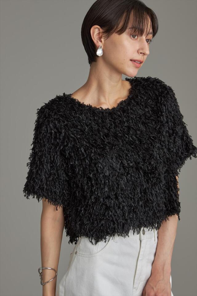 beautiful people/ビューティフルピープル】fringe jacquard
