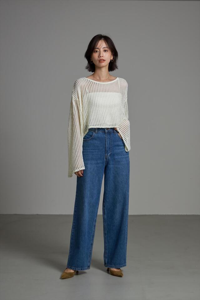 裾リボンメッシュニット 145-188411-0.jpg