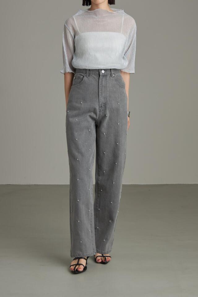 ラインストーンデニム ラインストーン グラデーションデニム | Selectshop.Joie