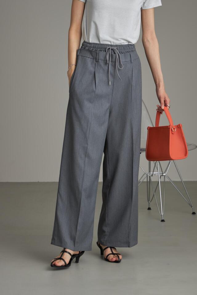 WEB限定】Wウエストツイルパンツ