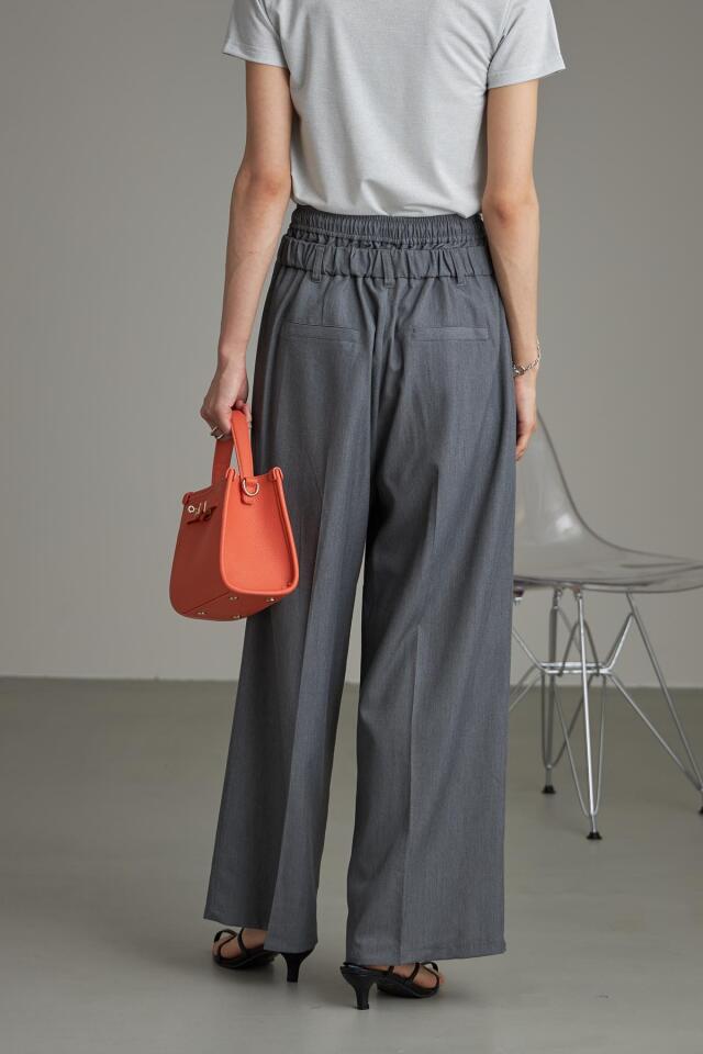 WEB限定】Wウエストツイルパンツ