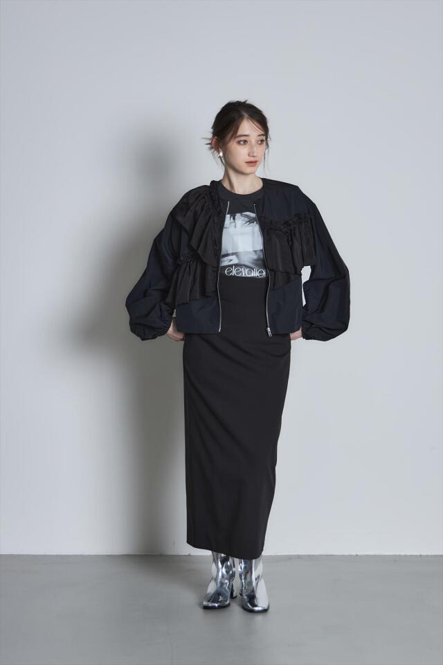 アシメフリルボリュームスリーブブルゾン※一部店舗のみ入荷