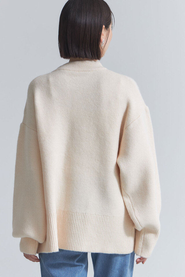 リボンデザインニットプルオーバー※一部店舗のみ入荷