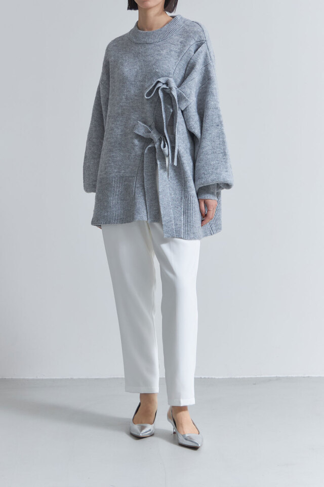 リボンデザインニットプルオーバー※一部店舗のみ入荷