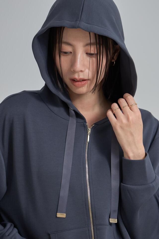 【完売品】St.cecilia　セントセシリア ジップグレーパーカー 完売品】St.ceciliaセントセシリア ジップグレーパーカー