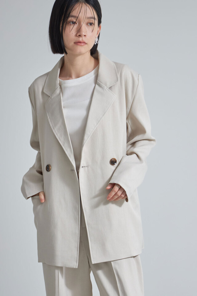 【ikumiさんバイイング】ツイルビッグテーラードジャケット