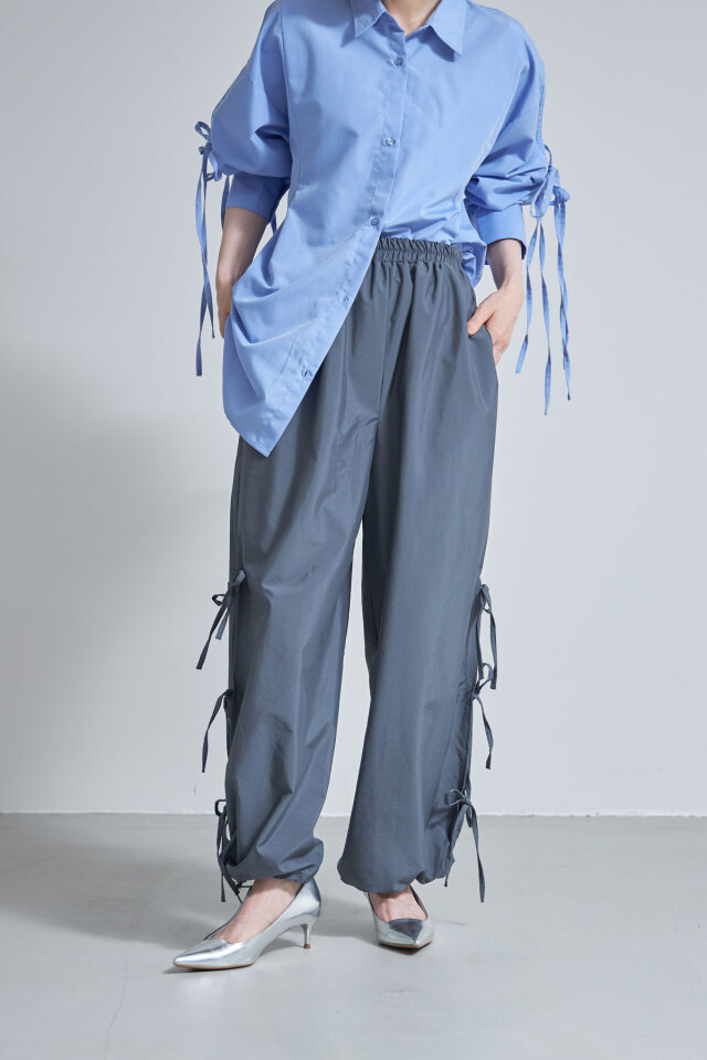 Ringonomori専用 ガールスカウト 長袖シャツ 150 長ズボン 140 サイドリボンナイロンジョガーパンツ