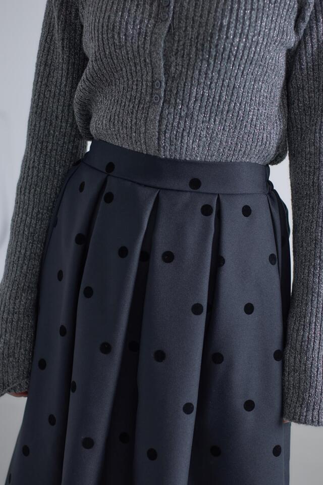 フロッキーモチーフフレアスカート※一部店舗のみ入荷