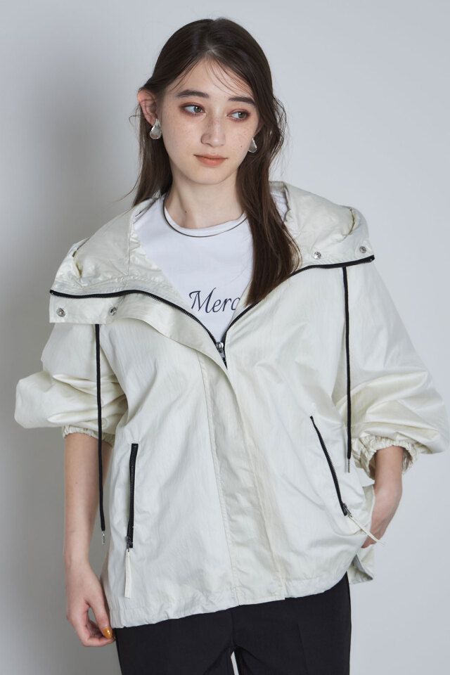 ikumiさんバイイング】パールタフタマウンテンパーカー 