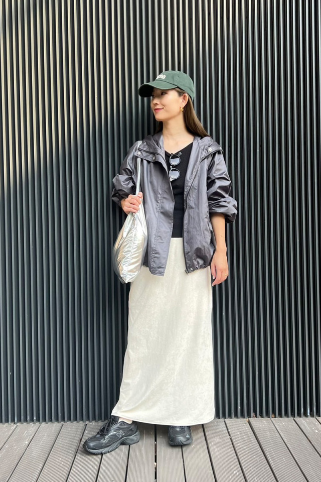 ikumiさんバイイング】パールタフタマウンテンパーカー