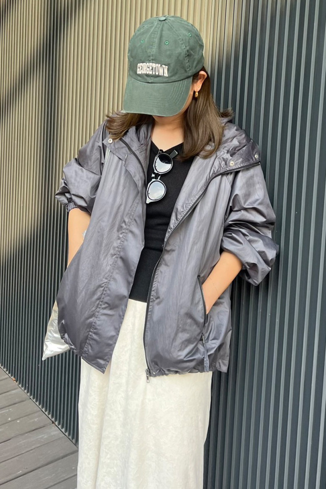 【ikumiさんバイイング】パールタフタマウンテンパーカー