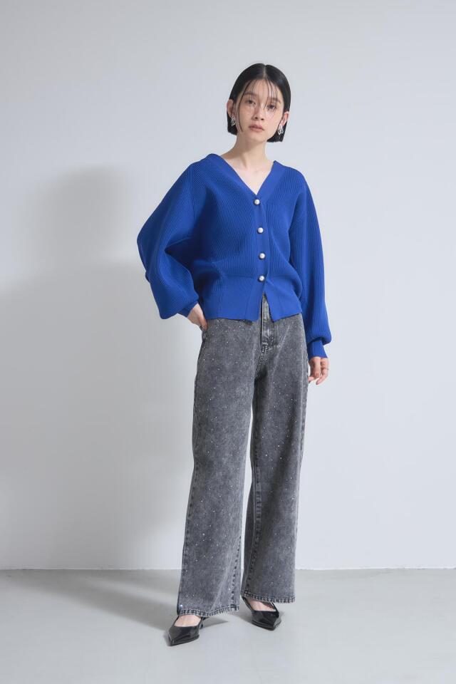 ストーン付きデニムパンツ※一部店舗のみ入荷