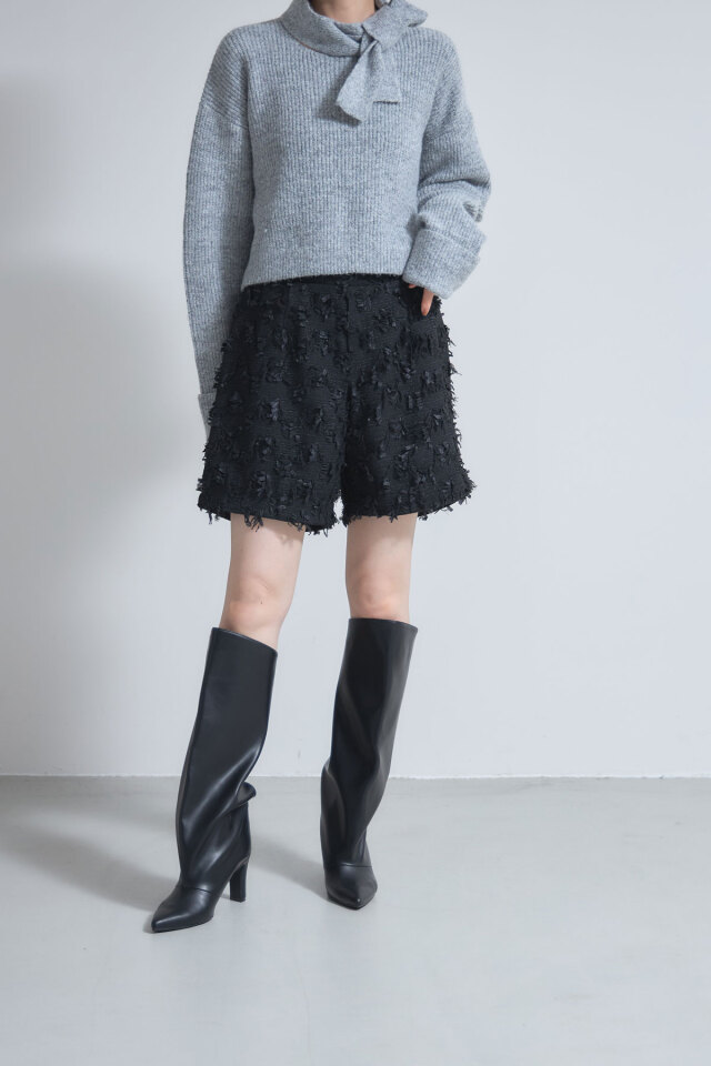 リボンツイードショートパンツ※一部店舗のみ入荷
