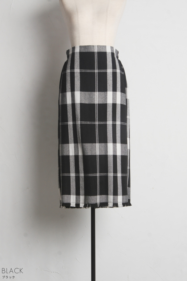 新品タグ付き　R　23区　マンテコ　ツィード　チェック　スカート　2024　AW 新品タグ付き R 23区 マンテコ ツィード チェック スカート 2024 AW