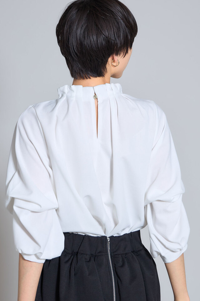 アイスティ様　商品 袖2WAYパールネックブラウス※一部店舗のみ入荷