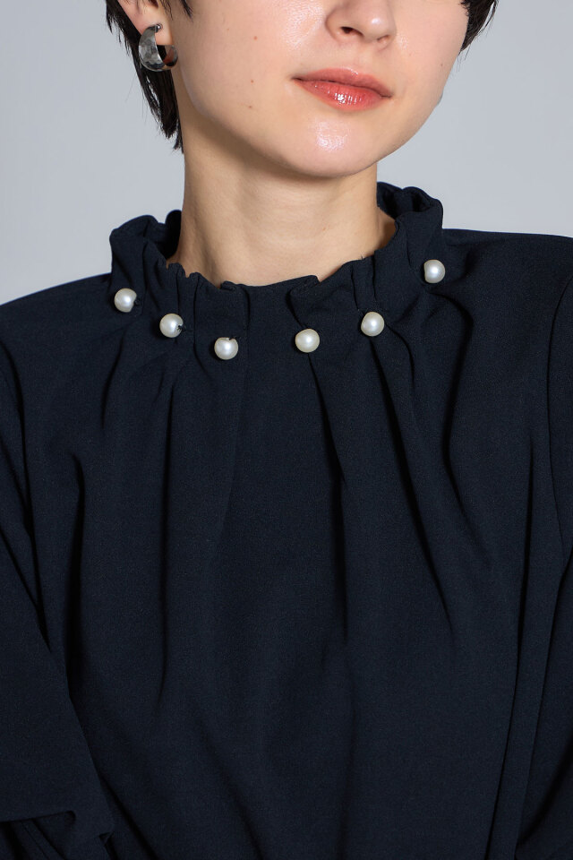 ブラウス シャツ Adela pearl 2way blouse アデラパール２wayブラウス レディース 2WAYフリルブラウス | シャツ・ブラウス | Noela OFFICIAL