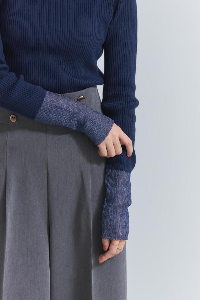 お見積もり専用ページ(#331) 袖配色ラメタートルニットプルオーバー※一部店舗のみ入荷