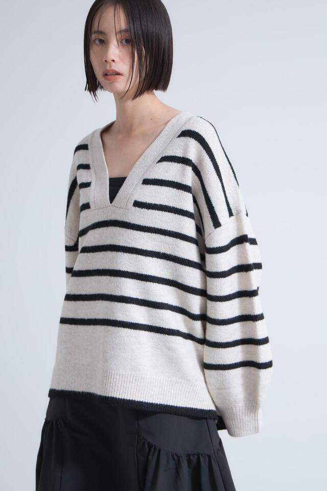 JOURNAL STANDARD ビッグVネックセーター　　美品 blc-eb2223_22.jpg