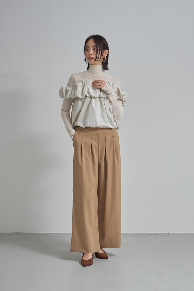 alice auaa ビスチェ ダブルボタン フリル ブラック オフショルダー Alley by w closet アリーバイダブルクローゼット カットワーク