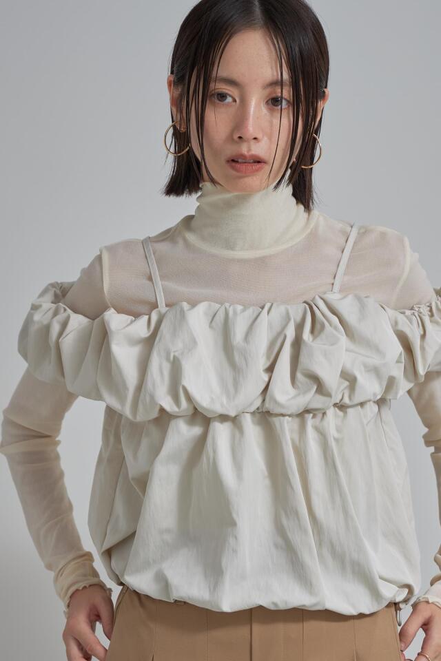 2WAYオフショルタフタビスチェ※一部店舗のみ入荷