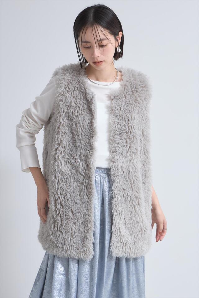 プードルボアベスト※一部店舗のみ入荷