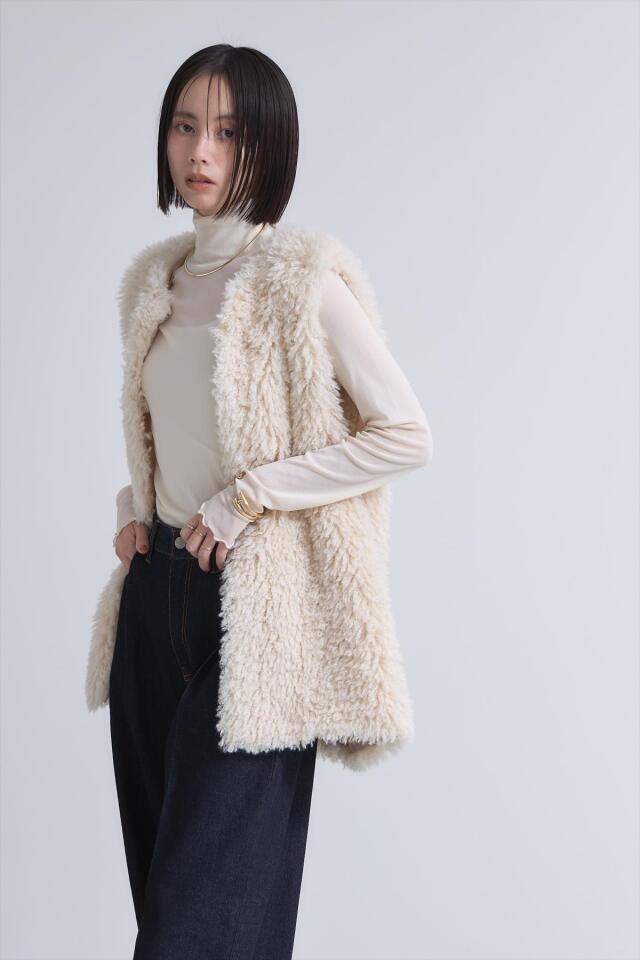 美品coatl ボアベスト 美品coatl ボアベスト