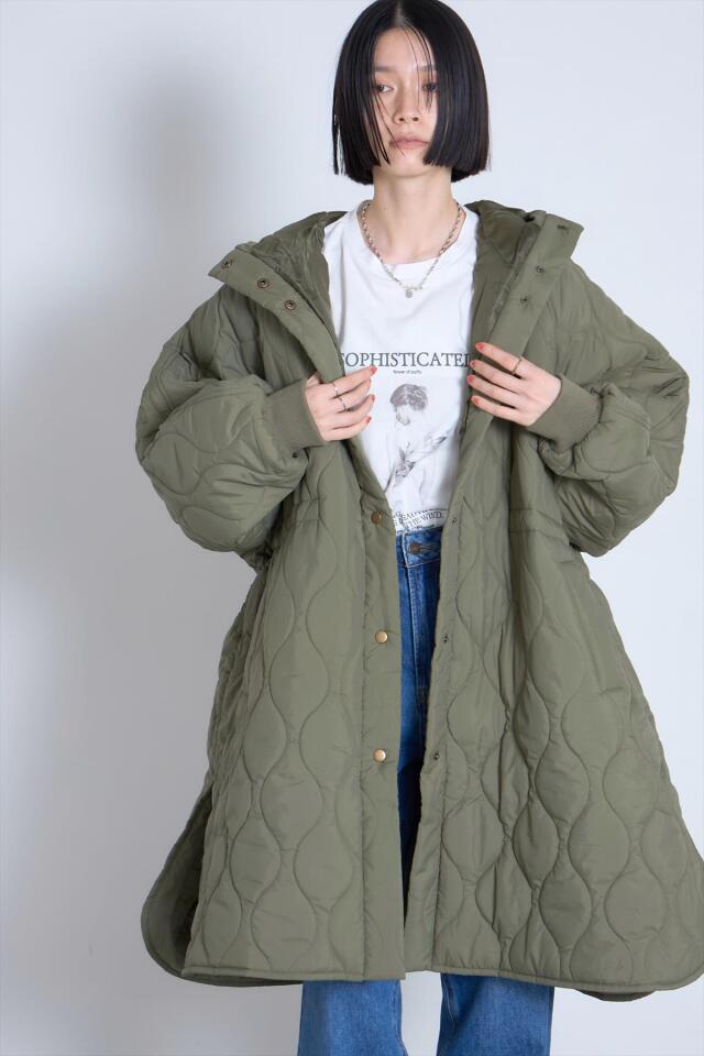 ソフトタフタキルティングコート※一部店舗のみ入荷