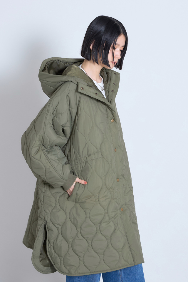 ソフトタフタキルティングコート※一部店舗のみ入荷