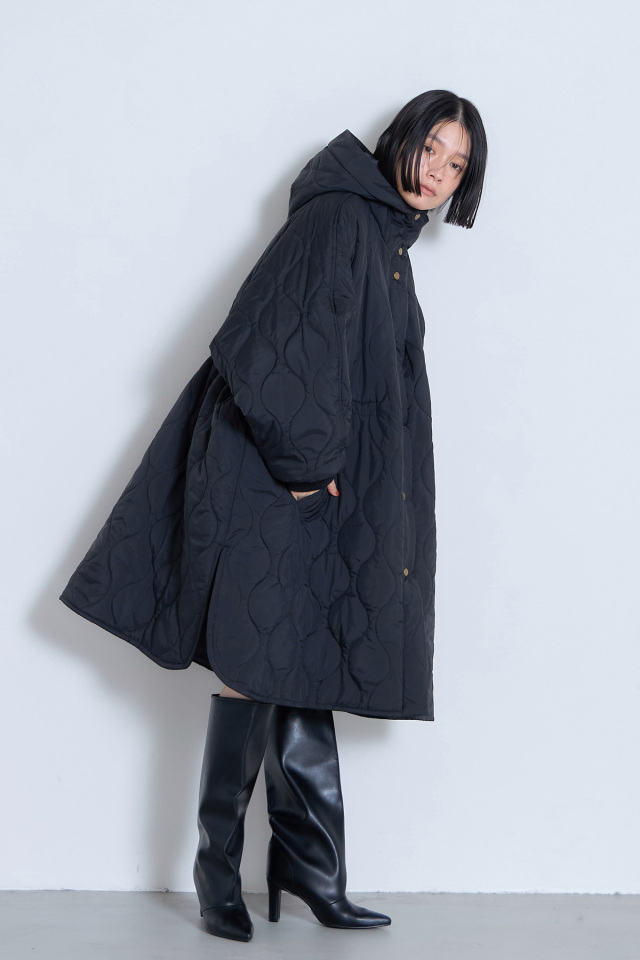 ソフトタフタキルティングコート※一部店舗のみ入荷