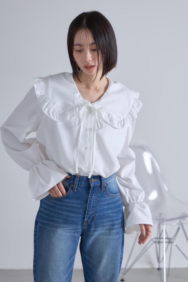 (CREOLME)フリルカラーブラウス CREOLME/フリルカラーブラウス – calif（カリフ）公式サイト