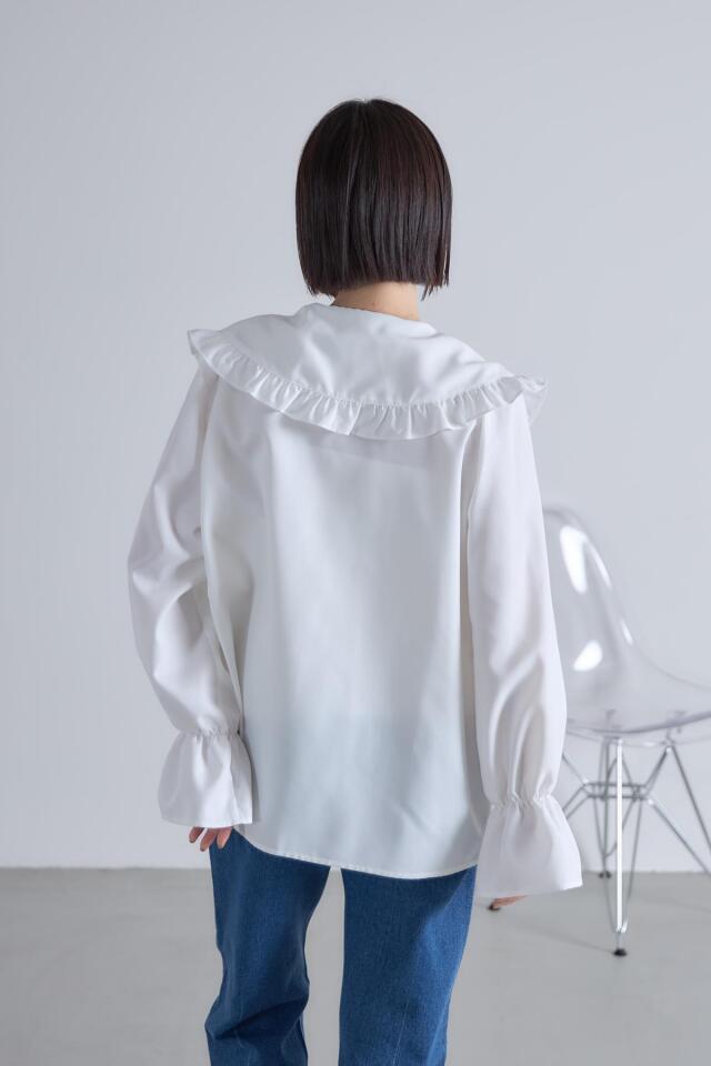 フリルカラーブラウス※一部店舗のみ入荷