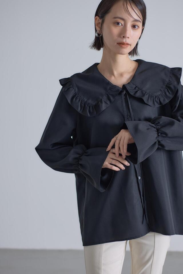 フリルカラーブラウス※一部店舗のみ入荷